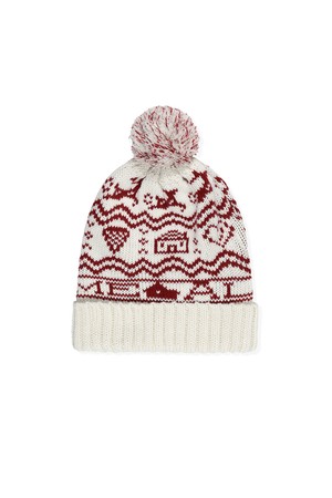 [HOME ALONe] Pom Beanie Ivory_IVORY-a