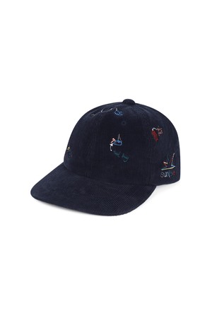 [HOME ALONe] Cord Cap Navy