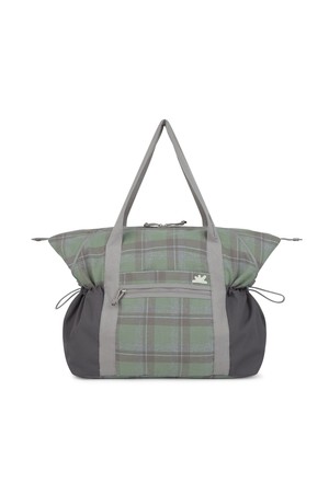Cabin Big Tote Green Plaid