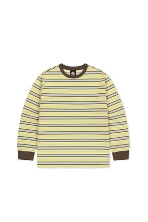 33 Stripe LS Tee Yellow