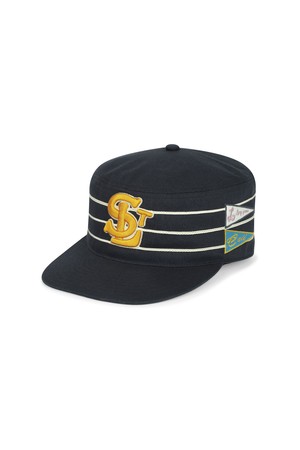 SLT Pillbox Cap Navy