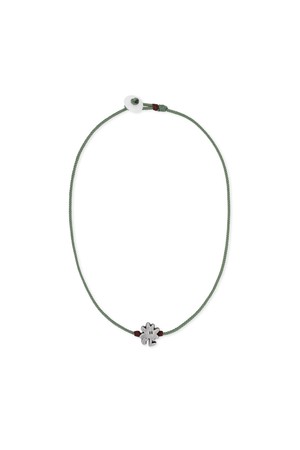 Cali Cord Necklace Green