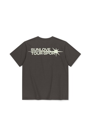 Flash Logo Tee Charcoal
