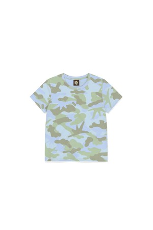 W Camo Tee Light Blue
