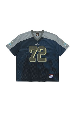 Sun Sport Mesh Tee Navy/Grey