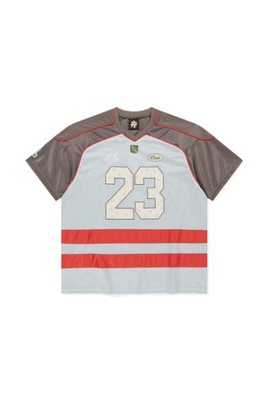 23 Star Mesh Tee Light Grey