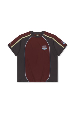 Track Jersey Tee Burgundy