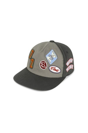 Multi Patch Trucker Cap Taupe