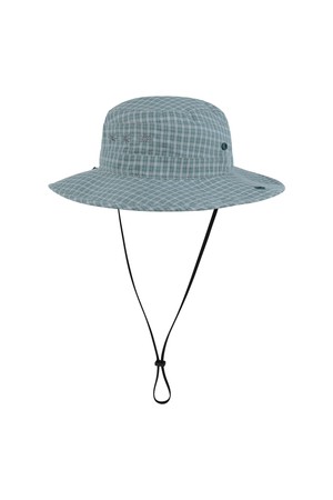 Check Pioneer Bucket Hat Blue