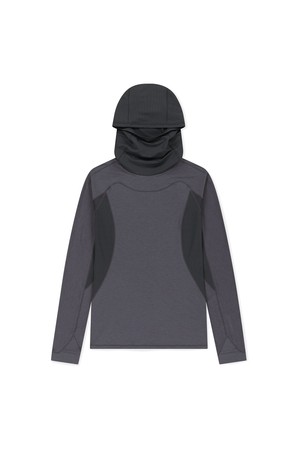 Polartec Delta FlexAir Hooded LS Tee Purple