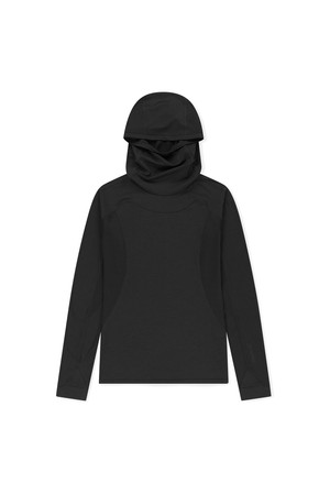 Polartec Delta FlexAir Hooded LS Tee Black
