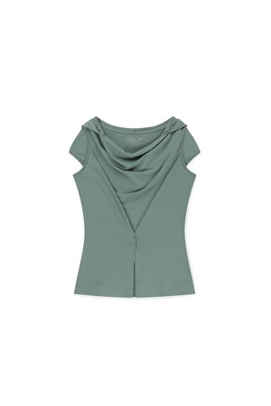 W Polartec Delta FlexAir Hooded Tee Green