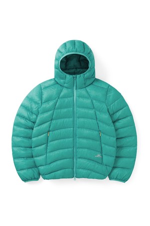Hooded Fly Light Down Jacket Mint