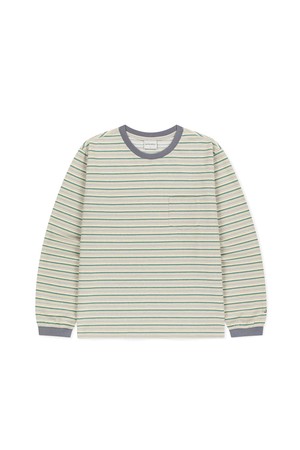 Dash Stripe LS Tee Light Yellow
