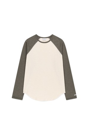 Slub Raglan LS Tee Ivory