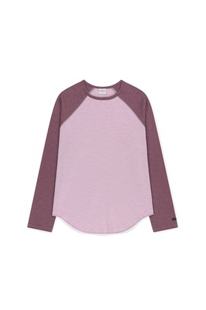 Slub Raglan LS Tee Pink