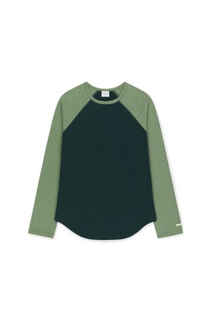 Slub Raglan LS Tee Green