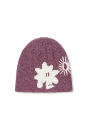 Cali Shaggy Beanie Rose