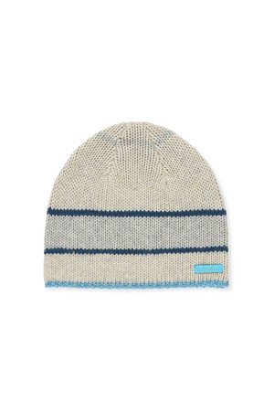 Varsity Stripe Beanie Ivory