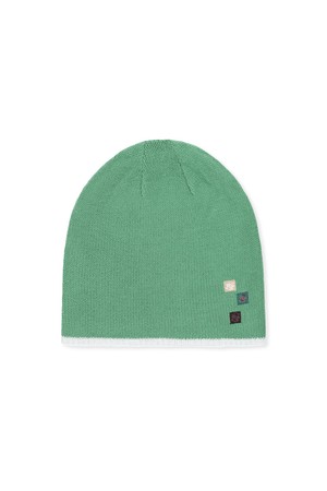 Reversible Net Beanie Green