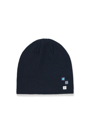 Reversible Net Beanie Navy