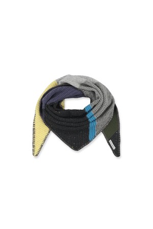 Knit Tri Bandana Charcoal