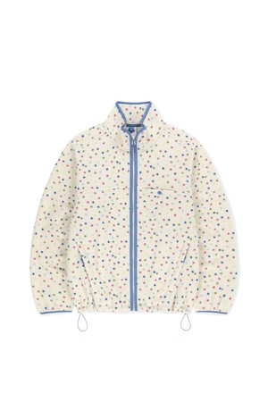 Phase Fleece Jacket Ivory Dot