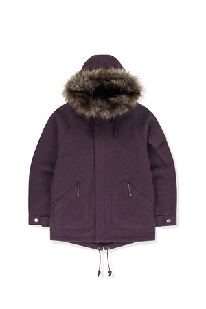 Wool Field Parka Purple