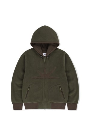 Daybreak Fleece Zip Up Hoodie Dark Olive