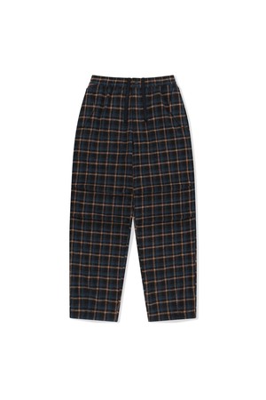 Plaid Swing Pants Black