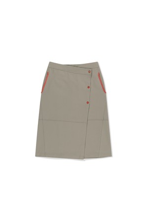 Velo Wrap Skirt Grey