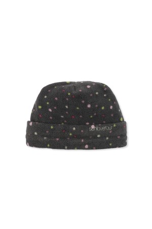 Phase Fleece Beanie Charcoal Dot