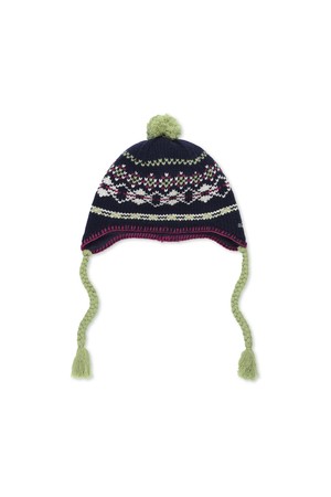 Alpine Tassel Beanie Navy