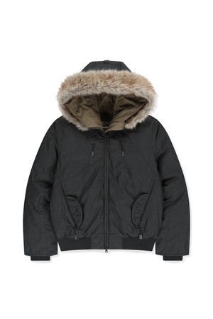 Vector Fur Down Jacket Navy