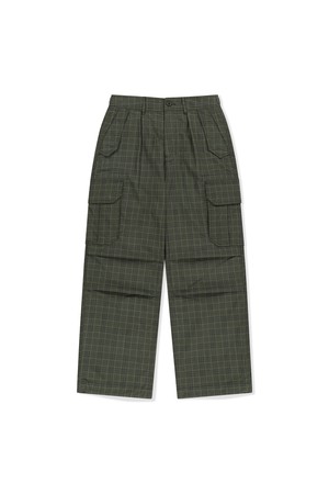 Vector Cargo Pants Olive Plaid