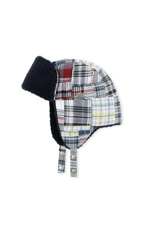 Patchwork Trooper Hat Red