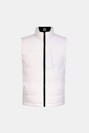 [테일러메이드] 남성 중경량 스윙 구스 다운 베스트_WHITE-a