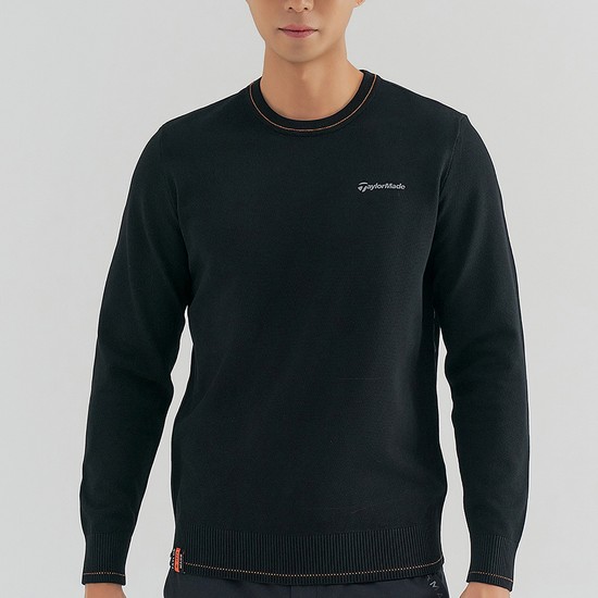 [테일러메이드] 남성 로고 테잎 라운드 니트 T8031SN1122-199