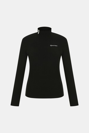 [테일러메이드] 여성 하이넥 베이스레이어 티셔츠 TWTHN8141-199_BLACK-a