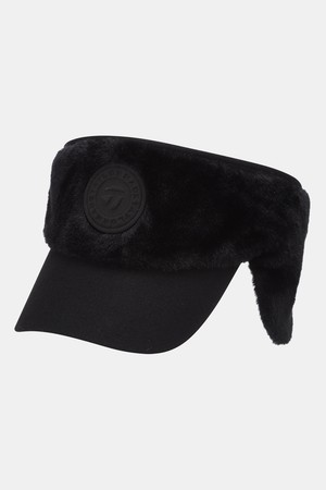 [테일러메이드] 여성 퍼 귀달이 썬바이저 TWHVN8622-199_BLACK-a