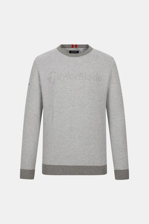 [테일러메이드] 남성 방풍 라운드 니트 TMSRN4121-193_GREY-a