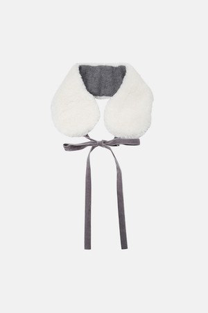 [테일러메이드] 여성 뽀글이 이어워머 TWAWN8652-102_IVORY-a