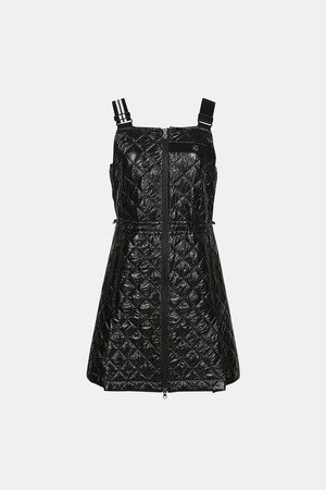 [테일러메이드] 여성 패딩 다이아 퀼팅 원피스 TWONN7302-199_BLACK-a