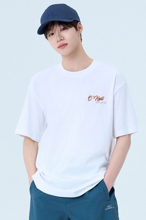 [오닐] [더윈드 착장] 25SS 남성 고 아웃 반팔 티셔츠 OMTRO2156-101