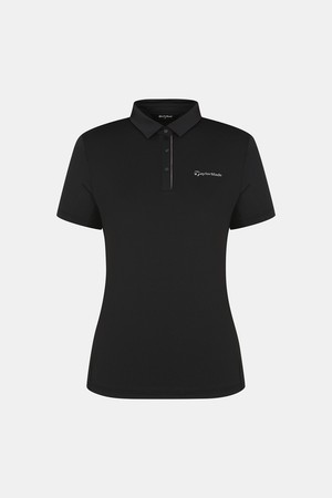 [테일러메이드] 25SS 여성 카라 반팔 티셔츠 TWTYO6741-199_BLACK-a