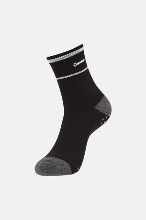 [테일러메이드] 25FW 남성 로고 중목 양말 TMASO3602-199_BLACK-a