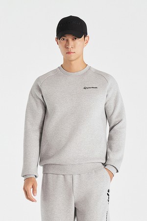 [테일러메이드] 25FW 남성 베이직 맨투맨 티셔츠 TMTRO3742-193_GREY-a