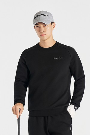 [테일러메이드] 25FW 남성 베이직 맨투맨 티셔츠 TMTRO3742-199_BLACK-a