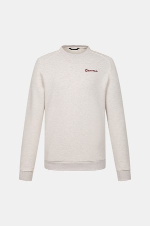 [테일러메이드] 25FW 남성 베이직 맨투맨 티셔츠 TMTRO3742-514_BEIGE-a