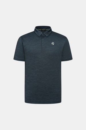 [테일러메이드] 25SS 남성 쿨터치 피케 카라 반팔 티셔츠 TMTYO2442-915_NAVY-a
